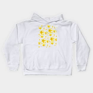 Forsythia blossoms Kids Hoodie